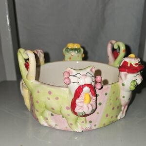 Amy Lacombe Whimsical Cat Dish